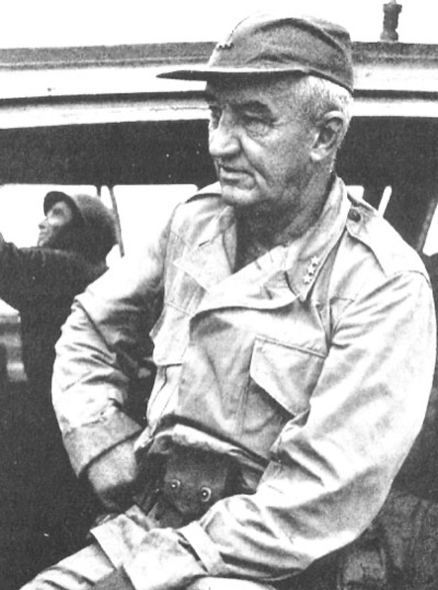 Black-and-white portrait of Lieutenant General Robert L. Eichelberger in uniform.